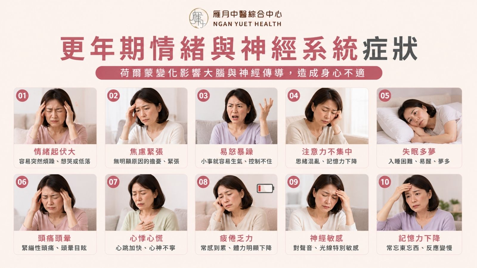 更年期情緒影響